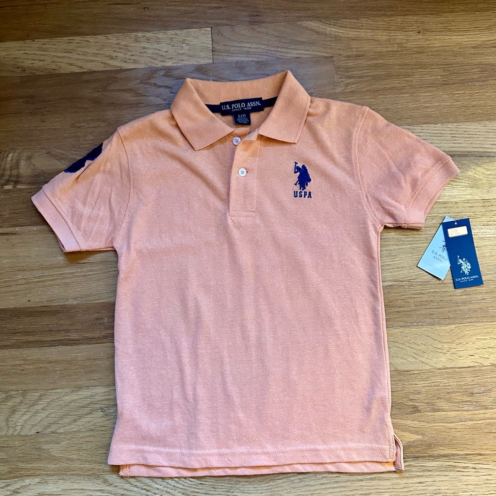 US Polo Association-short sleeve shirt-NWT-boys size 7 polo